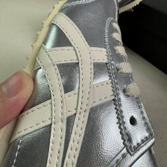 Unisex Onitsuka/Tiger Mexico 66 Chrome Silver Sneaker Athletic NWT - Picture 5 of 7